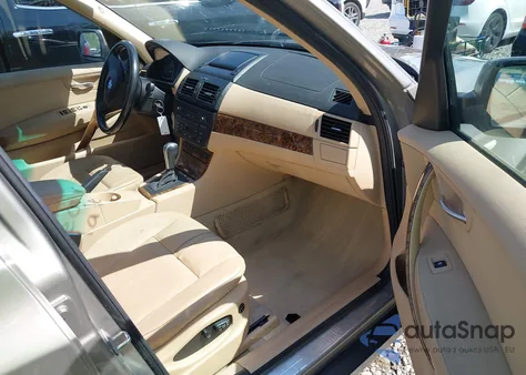 2007 BMW X3 3.0Si z USA, uszkodzony, nr VIN WBXPC93417WF25171